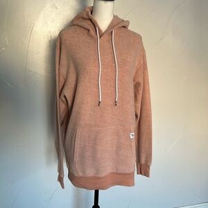 FEAT Blanketblend Pink Hoodie Long Latge